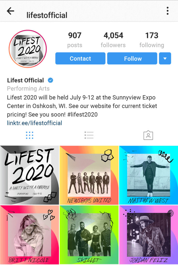 Lifest neon artist design Instagram post mockup